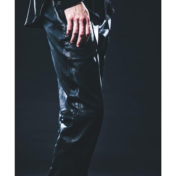 5351POUR LES HOMMES / 5351プール・オム 【セットアップ対応】レザー テーパ...