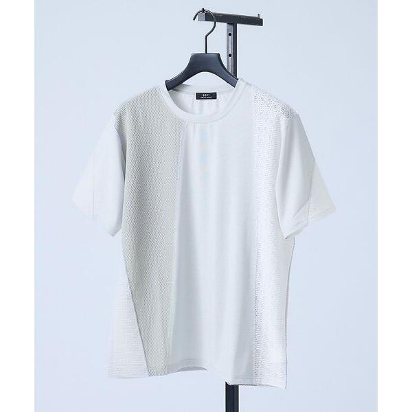 5351POUR LES HOMMES / 5351プール・オム 【パッチワーク】半袖 Tシャツ