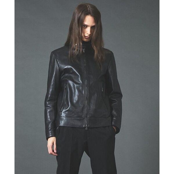 5351POUR LES HOMMES / 5351プール・オム レザー シングル ライダースジャケ...