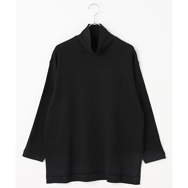 PLAIN PEOPLE / プレインピープル コットンスムースタートルネックプルオーバー