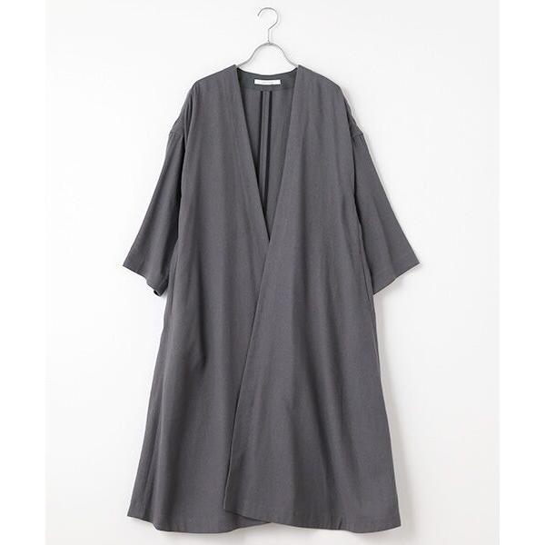 PLAIN PEOPLE / プレインピープル 綿リネンパナマフレアーカーディガン