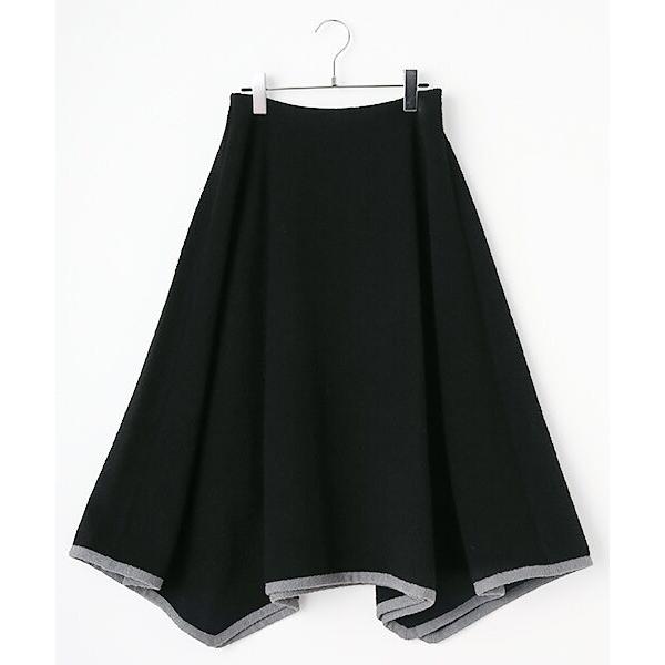 PLAIN PEOPLE / プレインピープル ブークレージャージ　イレギュラーヘムスカート
