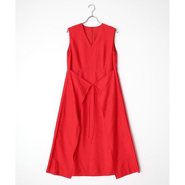 PLAIN PEOPLE / プレインピープル マーブルローンエプロン風ワンピース