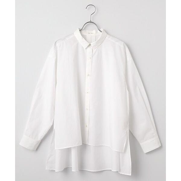 PLAIN PEOPLE / プレインピープル タイプライター/リヨセルストライプレギュラーカラーシ...