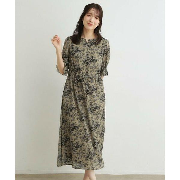 LAURA ASHLEY / ローラ アシュレイ 【洗える／ウエストドロスト・袖口ゴム仕様】トワル ...