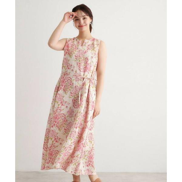 LAURA ASHLEY / ローラ アシュレイ 【リネン100％／洗える】リリス柄ワンピース