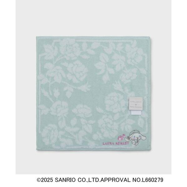 LAURA ASHLEY / ローラ アシュレイ シナモロール＆バラ　タオルハンカチ