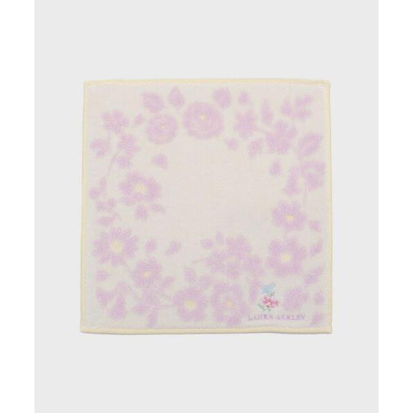 LAURA ASHLEY / ローラ アシュレイ 【お配りギフトにおすすめ！】お花刺繍 タオルハンカ...
