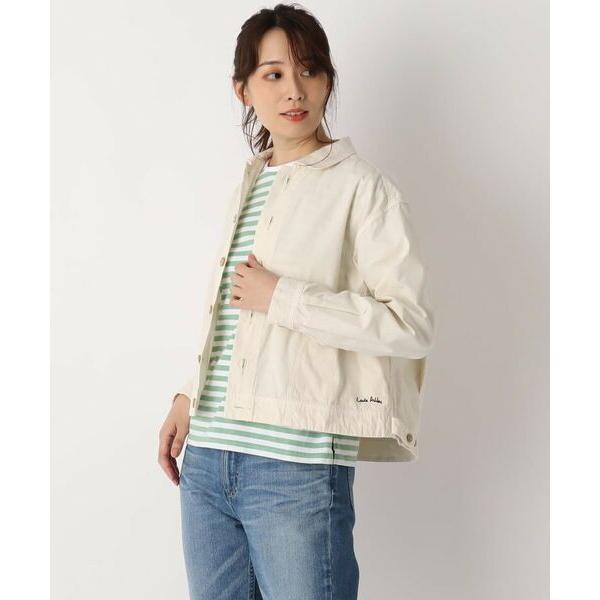 LAURA ASHLEY / ローラ アシュレイ 先染ウェザーコットン　ジャケット