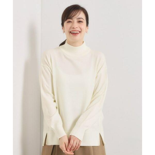 ITS'DEMO / イッツデモ 【静電気防止／手洗い可】クリーミータッチハイネックニット