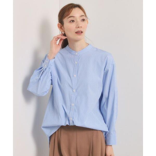 ITS'DEMO / イッツデモ 【手洗い可】2wayストライプブラウス