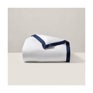 RALPH LAUREN HOME / ラルフ ローレン ホーム オーガニック コットン サティーン ボーダー ドゥーヴェカバー/シングルサイズ｜selectsquare