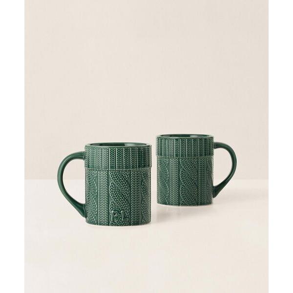 RALPH LAUREN HOME / ラルフ ローレン ホーム ケーブルニット セラミック マグ ...