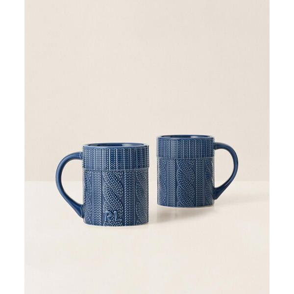 RALPH LAUREN HOME / ラルフ ローレン ホーム ケーブルニット セラミック マグ ...