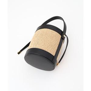 gaimo / ガイモ レザーラフィアバケットバッグの詳細画像5