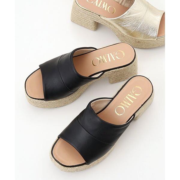 gaimo / ガイモ プレーンジュート厚底サンダル