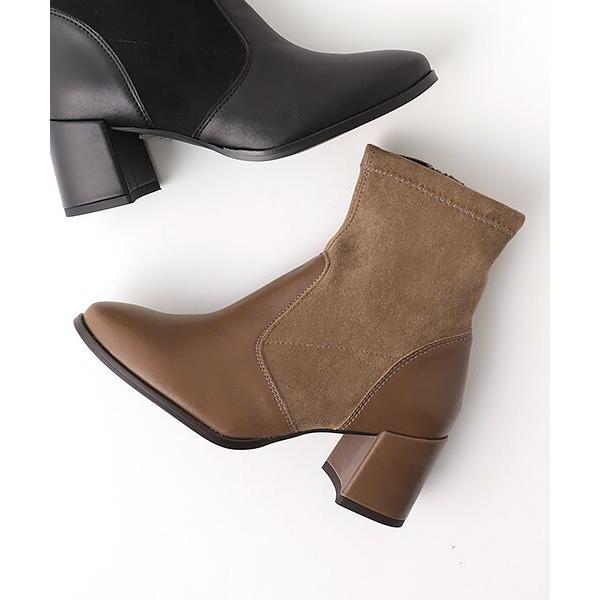 BONTRE / ボントレ コンビストレッチショートブーツ