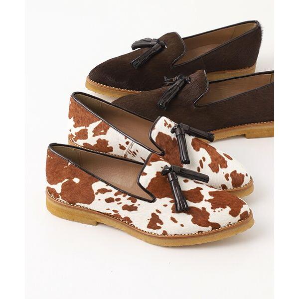 BONTRE / ボントレ アニマル柄タッセルシューズ