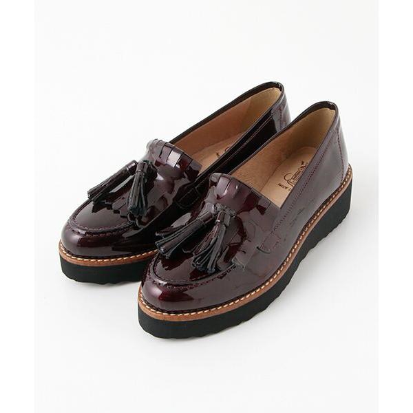 BONTRE / ボントレ 厚底キルトタッセルローファー