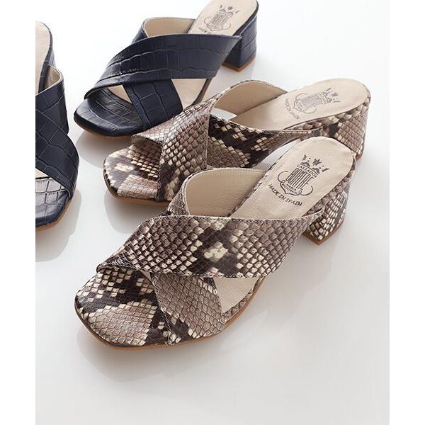 BONTRE / ボントレ クロスベルトヒールサンダル