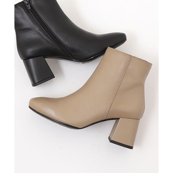 BONTRE / ボントレ スクエアトゥショートブーツ