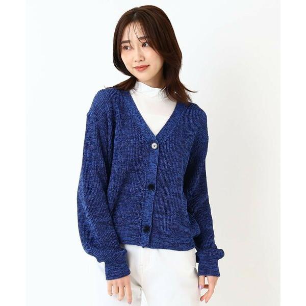 CORDIER / コルディア 【M〜4Lサイズ／手洗い可】シャーリーミックスカーディガンニット