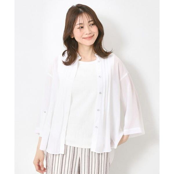 CORDIER / コルディア 【M〜4Lサイズ/洗える】シアードライシャツ