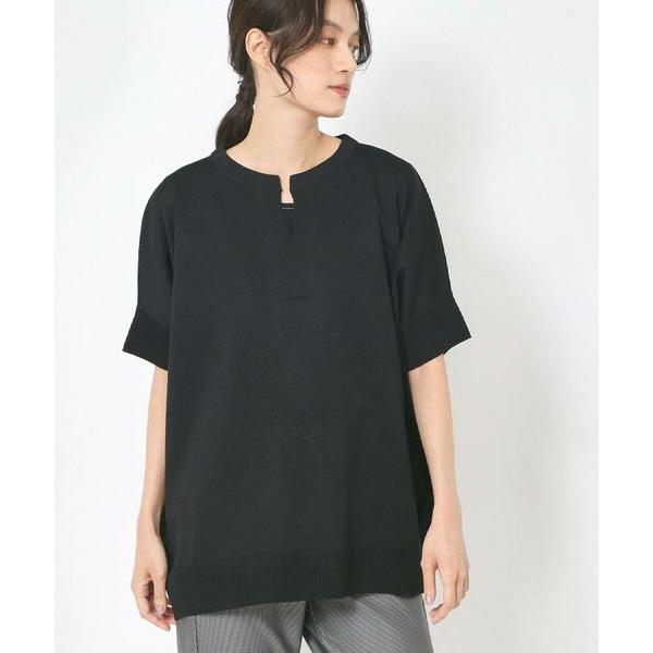 CORDIER / コルディア 【洗える】SAILOR 大人の着映えシアーニット キーネックプルオー...