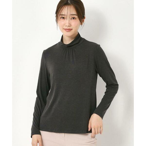 CORDIER / コルディア 【レイヤードスタイルはお任せ】ギャザーディティールハイネックプルオー...