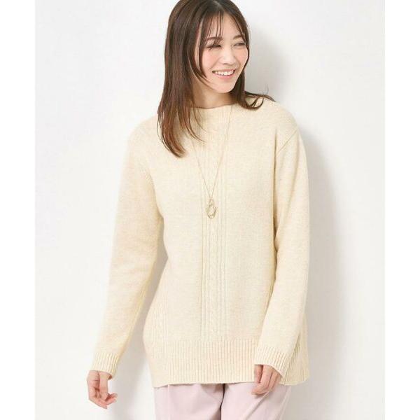 CORDIER / コルディア ノイエミドル クリアカラーチュニックニット