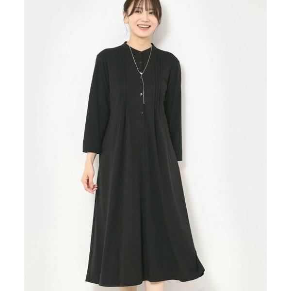 CORDIER / コルディア 【M〜3Lサイズ／洗える】ミラージュジャージ プリントワンピース