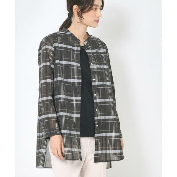 CORDIER / コルディア 【洗える】エレン シアーチェックシャツ