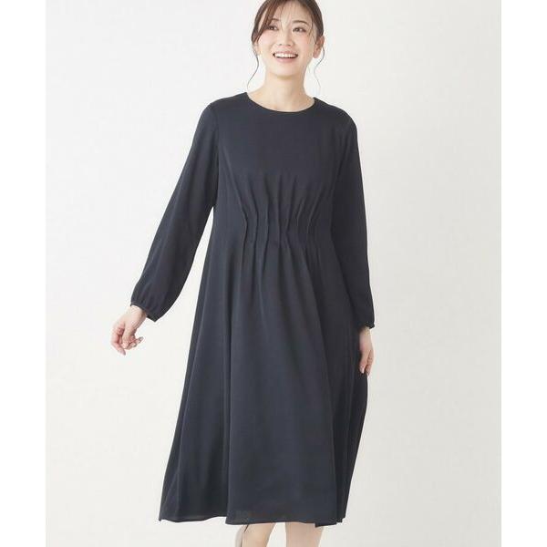 CORDIER / コルディア 【M〜3Lサイズ／洗える】グレースフラワープリントワンピース（無地あ...