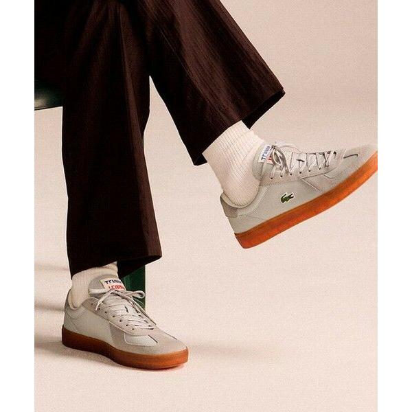 LACOSTE / ラコステ メンズ BASESHOT PRO 126 1 SMA レザー スエード...