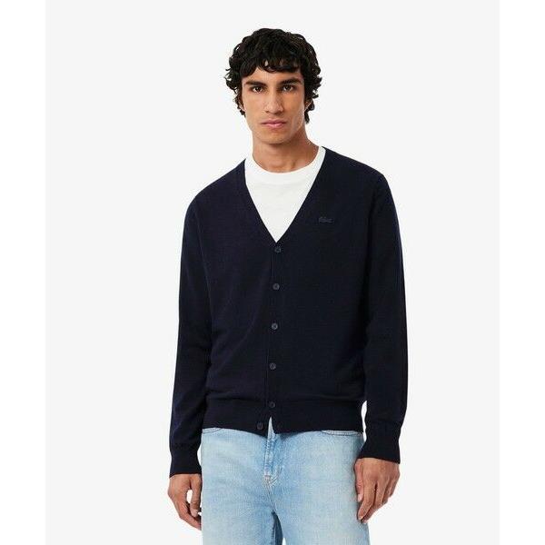 LACOSTE / ラコステ エッセンシャルメリノウールカーディガン
