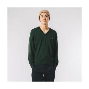 LACOSTE / ラコステ ウォッシャブルウールVネックニットセーター｜タカシマヤファッションスクエア