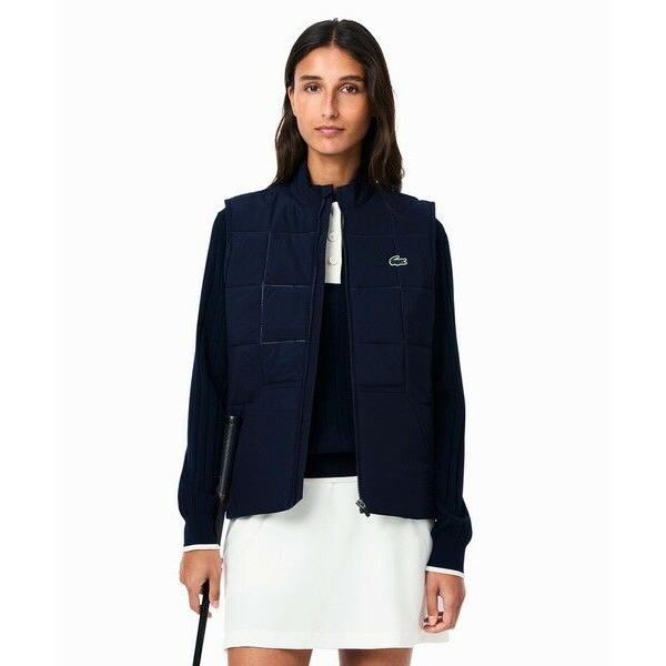LACOSTE / ラコステ 撥水 UVカット UPF50 ステッチレス中綿キルティングベスト