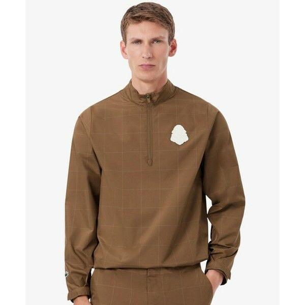 LACOSTE / ラコステ ウィンドウペーンチェック ゴルフハーフジップジャケット