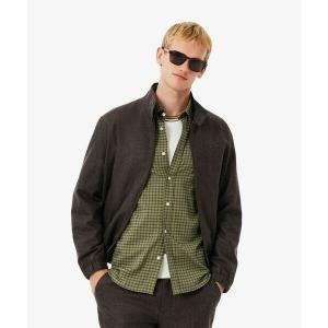 LACOSTE / ラコステ ウールヘリンボーン ツイード スタンドカラー ハリントンジャケット