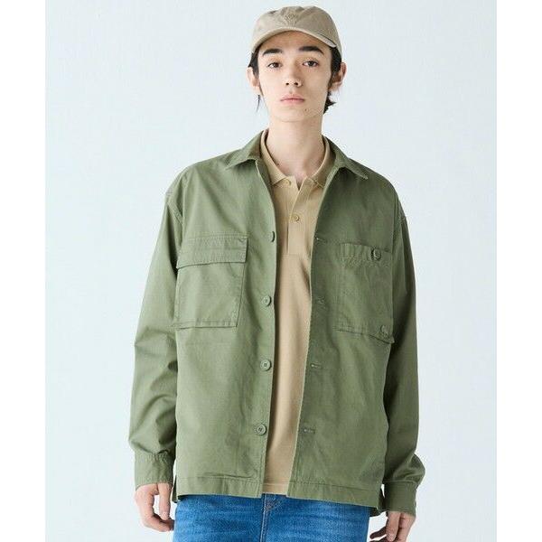 LACOSTE / ラコステ コットンツイルワークシャツジャケット