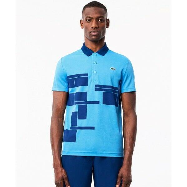 LACOSTE / ラコステ UPF50＋ UVカット 『ノバク・ジョコビッチ』コートプリントウルト...