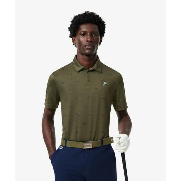 LACOSTE / ラコステ グラデーションプリントウルトラドライゴルフポロシャツ