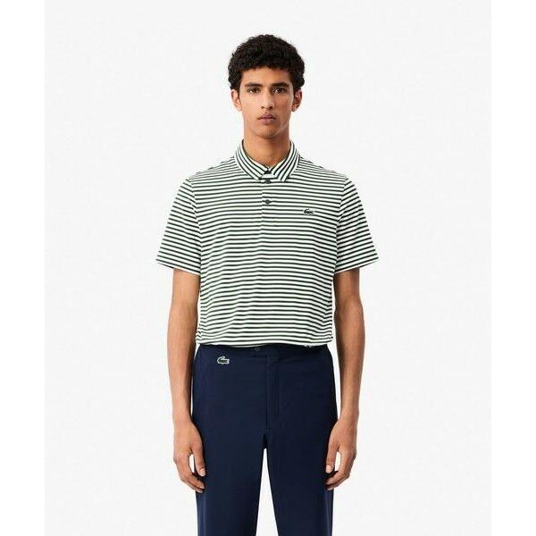 LACOSTE / ラコステ UVカット UPF50+ ウルトラドライバイカラーボーダーポロシャツ
