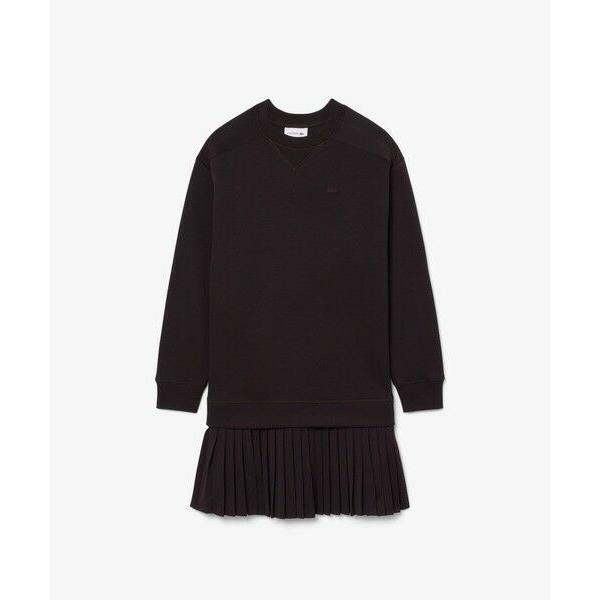 LACOSTE / ラコステ プリーツスカート切り替えスウェットドレス