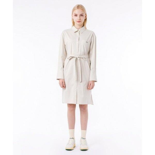 LACOSTE / ラコステ マルチストライプシャツドレス / シャツワンピース