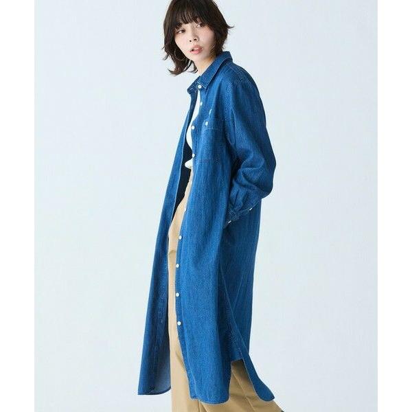 LACOSTE / ラコステ ウエストベルト デニムシャツドレス ワンピース