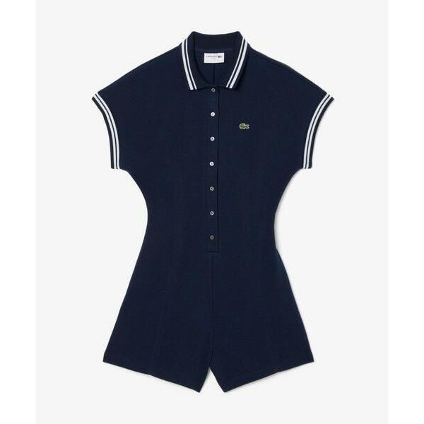 LACOSTE / ラコステ フランスメイド ポロカラーオールインワン