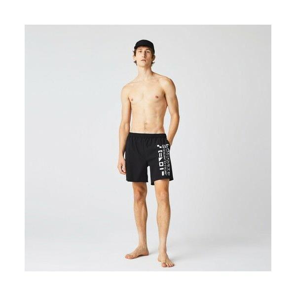 LACOSTE / ラコステ シグネチャープリントスイムショーツ