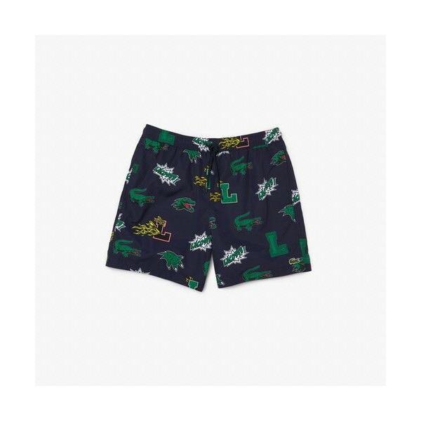 LACOSTE / ラコステ コミックグラフィックプリントスイムパンツ