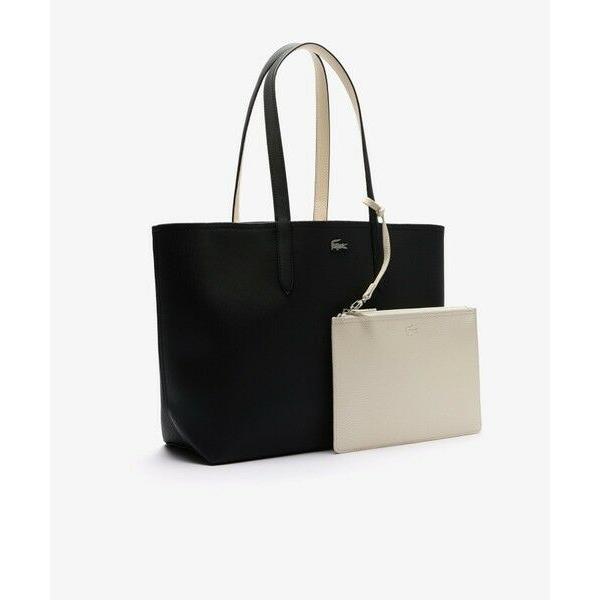 LACOSTE / ラコステ ANNA 2WAY リバーシブル トートバッグ / クラッチバッグ付き